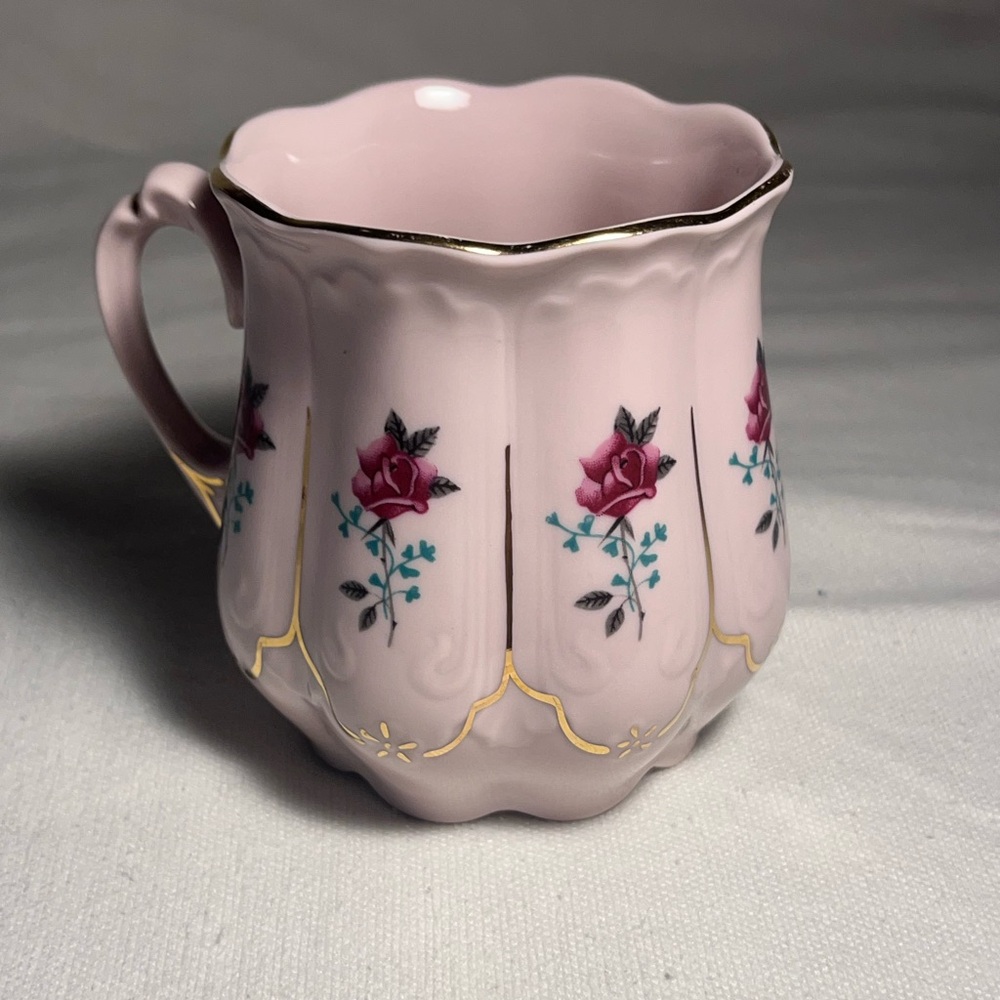 Elegant Pink Floral Mug